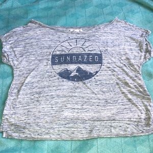 Hollister cropped tee